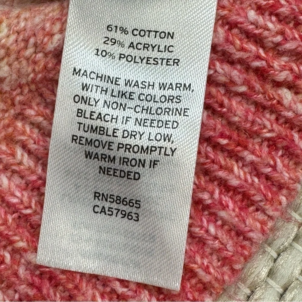 Tucker + Tate Ombre Long Sleeve Ruffled Pull Over Sweater Size 5